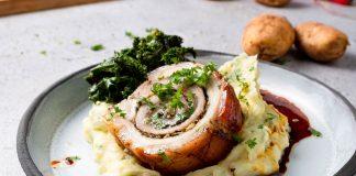 Kuhajmo z Malo Kuhno: porchetta, pire krompir in pikantni ohrovt