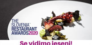 Dogodek The Slovenia Restaurant Awards 2020 prestavljen