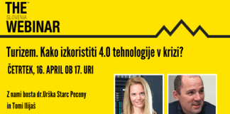 THE WEBINAR: Turizem. Kako izkoristiti 4.0 tehnologije v krizi? #TourismFromZero
