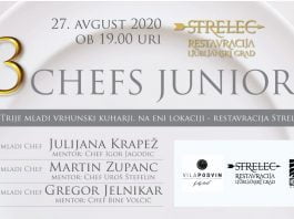 Trije mladi vrhunski kuharji na eni lokaciji