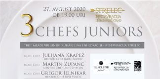 Trije mladi vrhunski kuharji na eni lokaciji