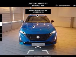 Novi Peugeot 308 – 360° virtualni ogled