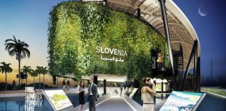 The Slovenian pavilion in Dubai present Alpine Slovenia