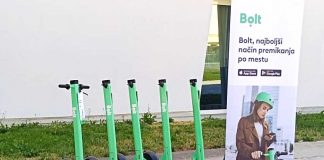 E-skiroji Bolt za najem v Ljubljani