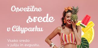 Vsako sredo poleti se v Cityparku osvežite z brezplačno pijačo in sladoledom