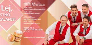 Veliko pustno rajanje v ALEJI v znamenju priljubljenih ČUKOV in pestrega dogajanja