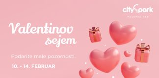 Od balonov do srčkov: uživajte v romantičnem vzdušju Cityparka