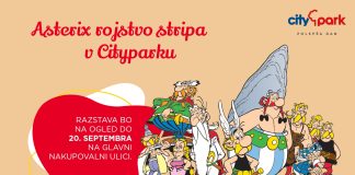 Citypark polepša začetek šolskega leta: popusti,posebna akcija in razstava Asterix skozi čas