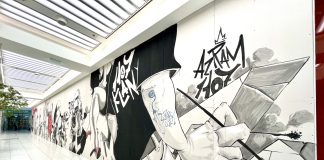 V Cityparku je nastal največji mural v Sloveniji