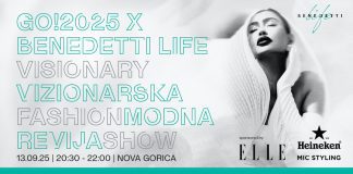 Vizionarski modni spektakel Benedetti Life v Novi Gorici