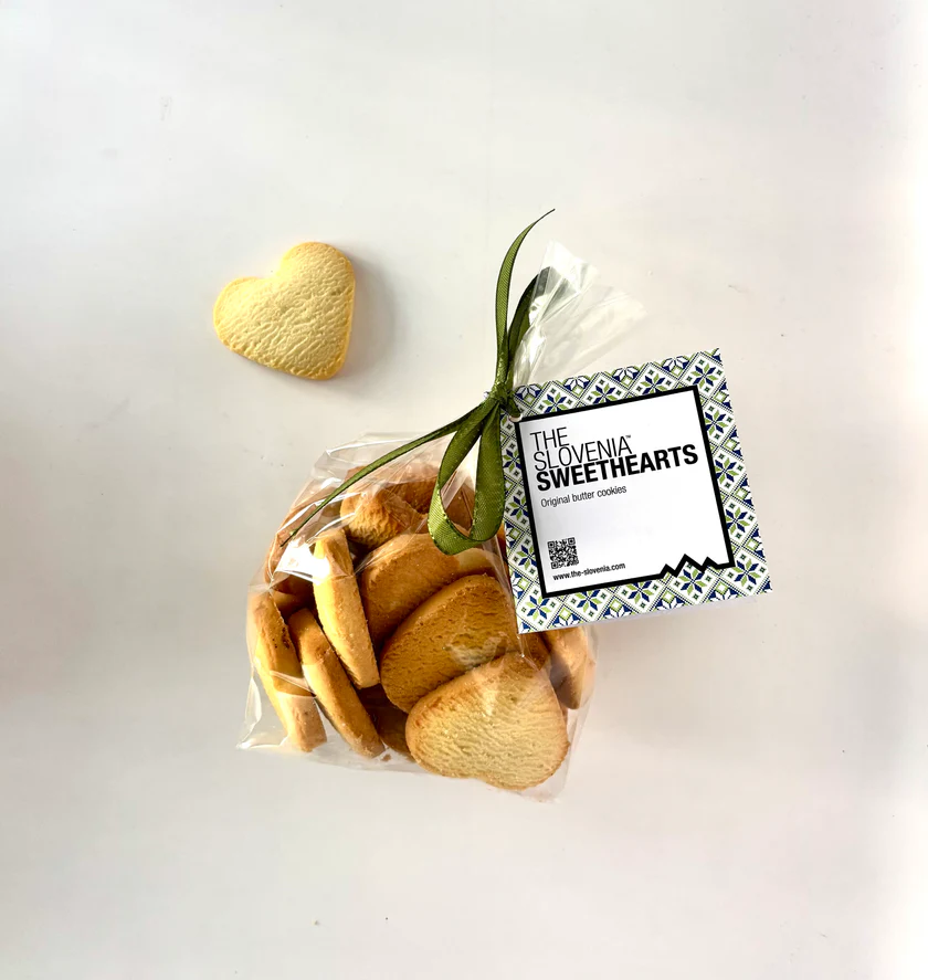 Masleni piškoti srčki The Slovenia Sweethearts