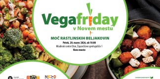 VegaFriday v Novem mestu: Moč rastlinskih beljakovin