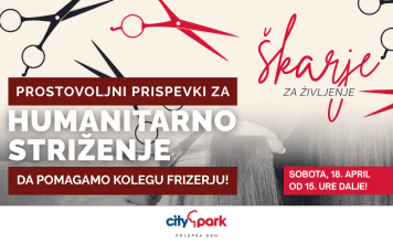 V Cityparku to soboto dobrodelno striženje