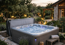 Zunanji masažni bazeni Sanotechnik – wellness pri vas doma Zunanji masažni bazen Sanotechnik Oasis