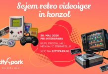 Retro in športni friki, pozor: to soboto v Cityparku sejem videoiger in košarkarski turnir 3 na 3