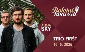 Poletno druženje pod zvezdami: na ALEJO SKY prihaja Trio Firšt