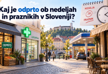Kaj je odprto ob nedeljah in praznikih v Sloveniji?