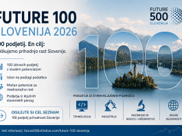 Future 100 Slovenija 2026: razkrit celoten seznam 100 slovenskih podjetij