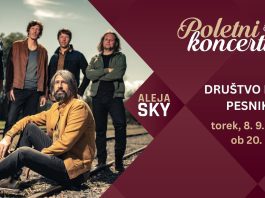 Jutri veliki finale brezplačnih after-work koncertov na ALEJI SKY z Društvom mrtvih pesnikov