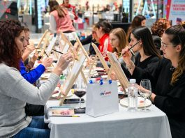 V Citypark ta četrtek na likovno ustvarjanje in kozarec vina