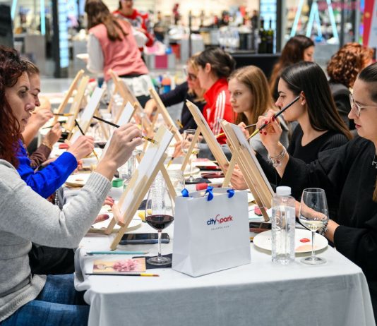 V Citypark ta četrtek na likovno ustvarjanje in kozarec vina